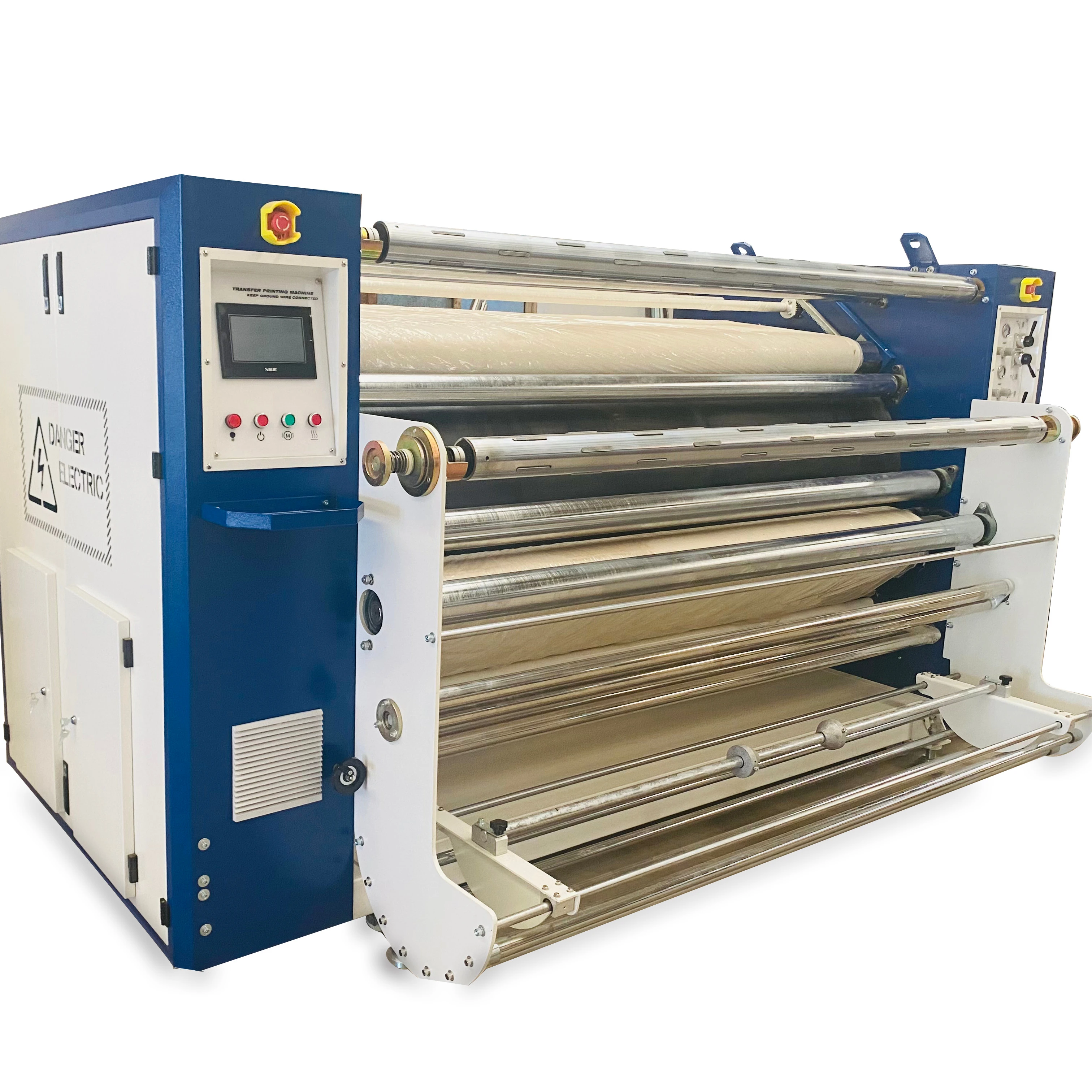 Fabric textile calender heating pipe roll heat press roller sublimation heat transfer machine