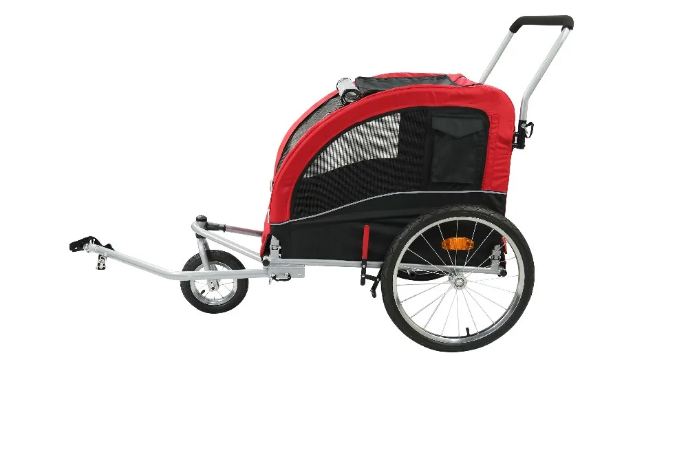 2020 hot selling pet dog bike bicycle trailer stroller, dog trailer for pet