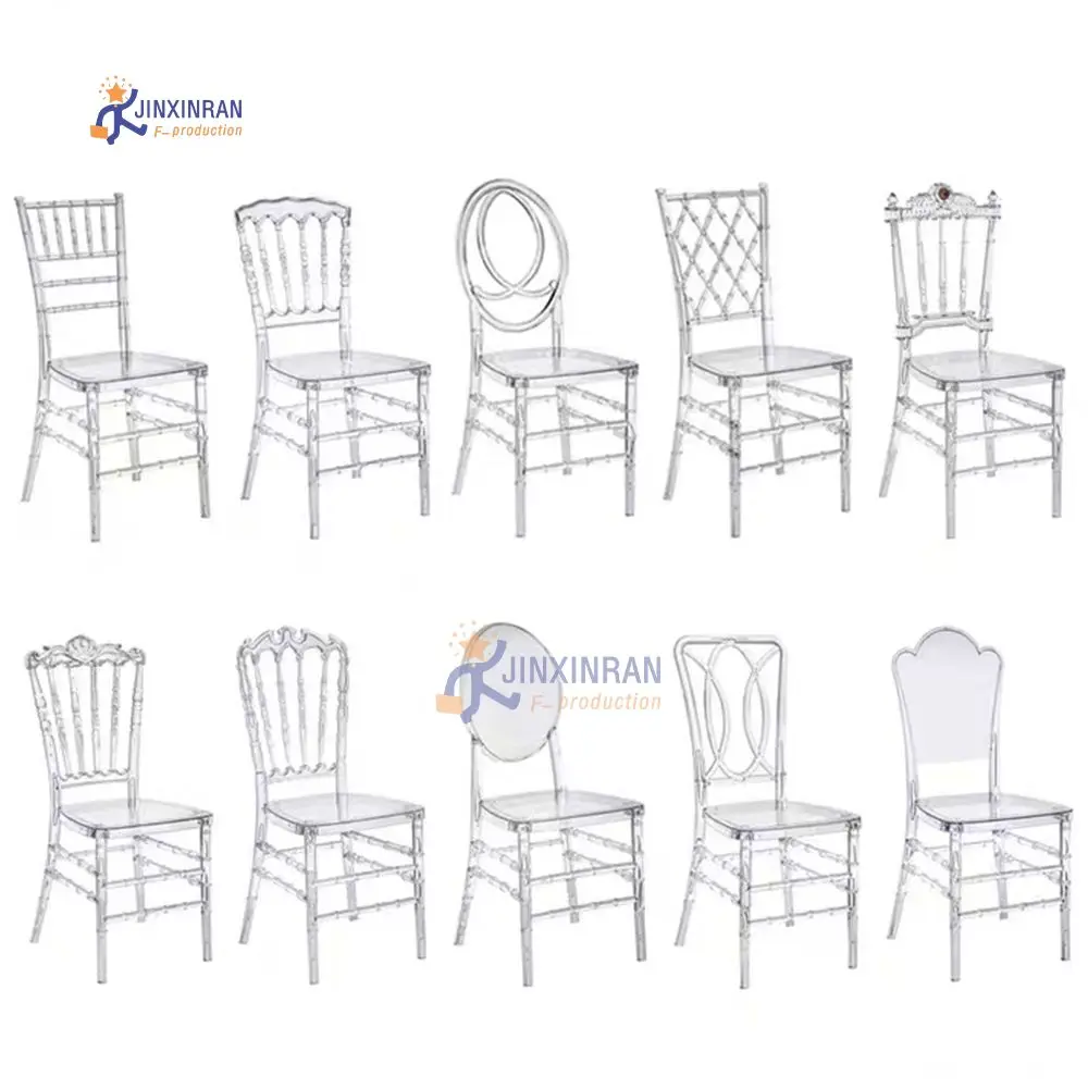 Заводская цена стул Chiavari прозрачный для мероприятия Napoleon Tiffany акриловый свадебный