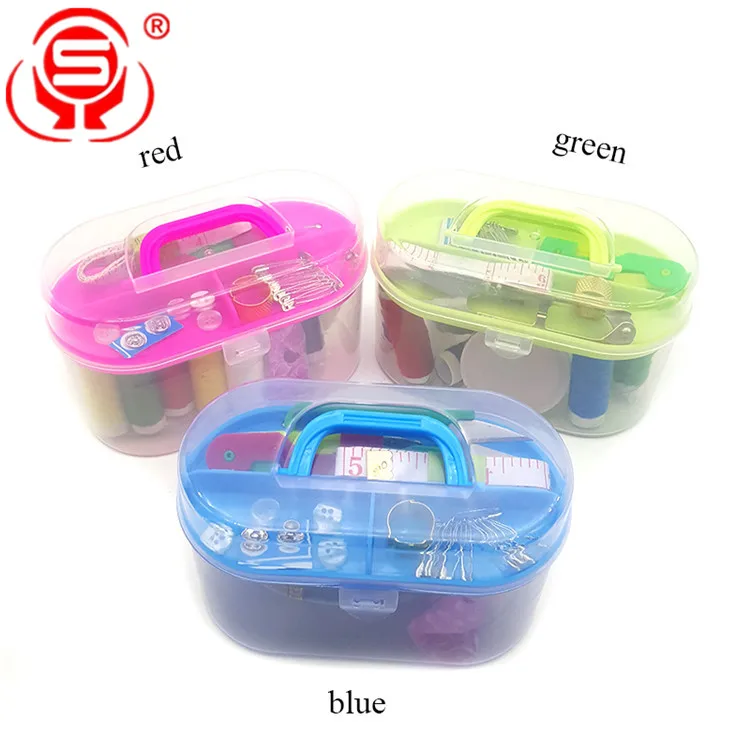 
2019 big professional sewing kit DIY home travel sewing kit with storage box 