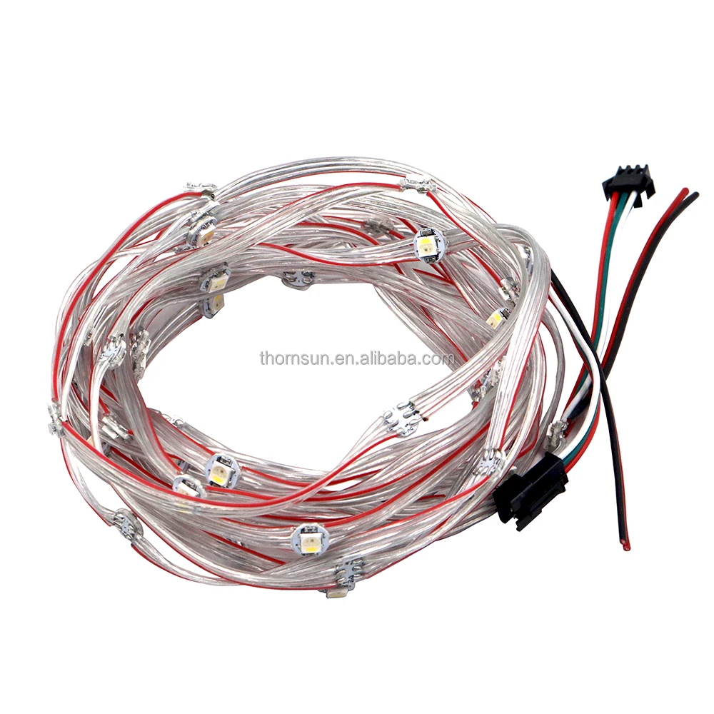 addressable 5v sk6812  rgbw 50leds  led fairy string lights 1m flash mini string lights