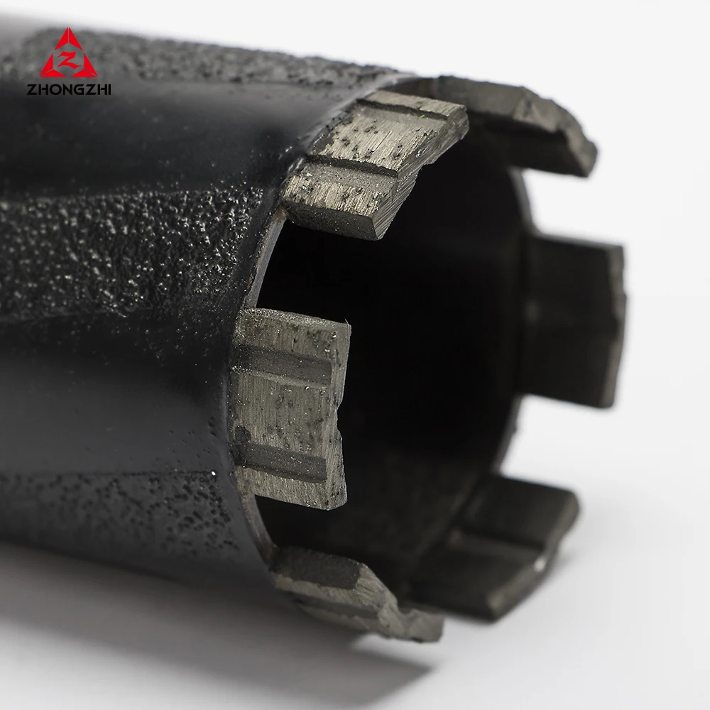 Diamond Core Drill Bit Laser Welded Diamond Hole Saw for Granite Marble Solid Block Stone Reinforced Concrete