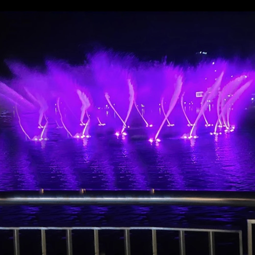 Factory Supplying Musical Dancing Water Fountain With Led Light Musical Water Fountain Show