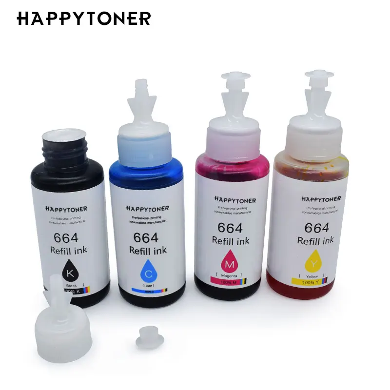 Совместимый чернильный картридж HAPPYTONER T6641/T6642/T6643/T6644 для Epson Ink Printer L801/L800/L810 /L1800