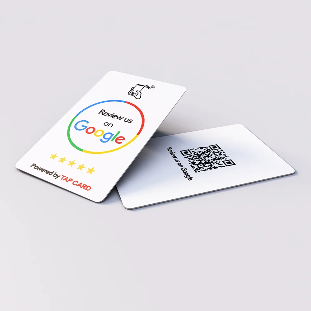 13.56Mhz Contactless RFID Card Writable Social Media With QR Code