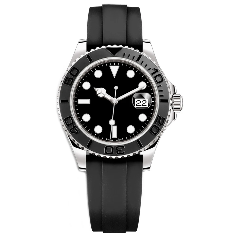 luxury watches men 40mm Automatic 2836/3235 movement VSF FACTORY Black Dial Ceramic Bezel Jubilee Bracelet mechanical watches