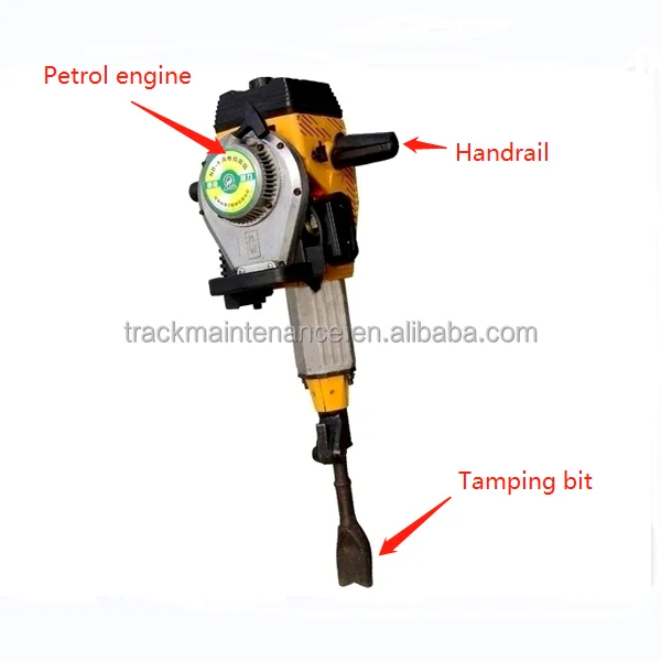 Lightweight high-efficiency shock-absorbing railway tamping machine