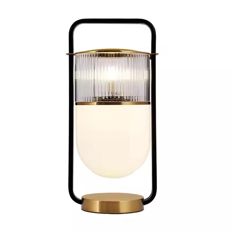 American Modern Art Design Crystal Glass Table Lamp Celeste Desk Light For Restaurant