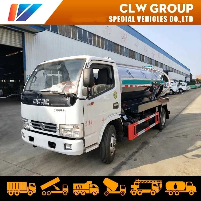  Dongfeng 1000 галлонов 4 куб. М городской канализационный дноуглубительный