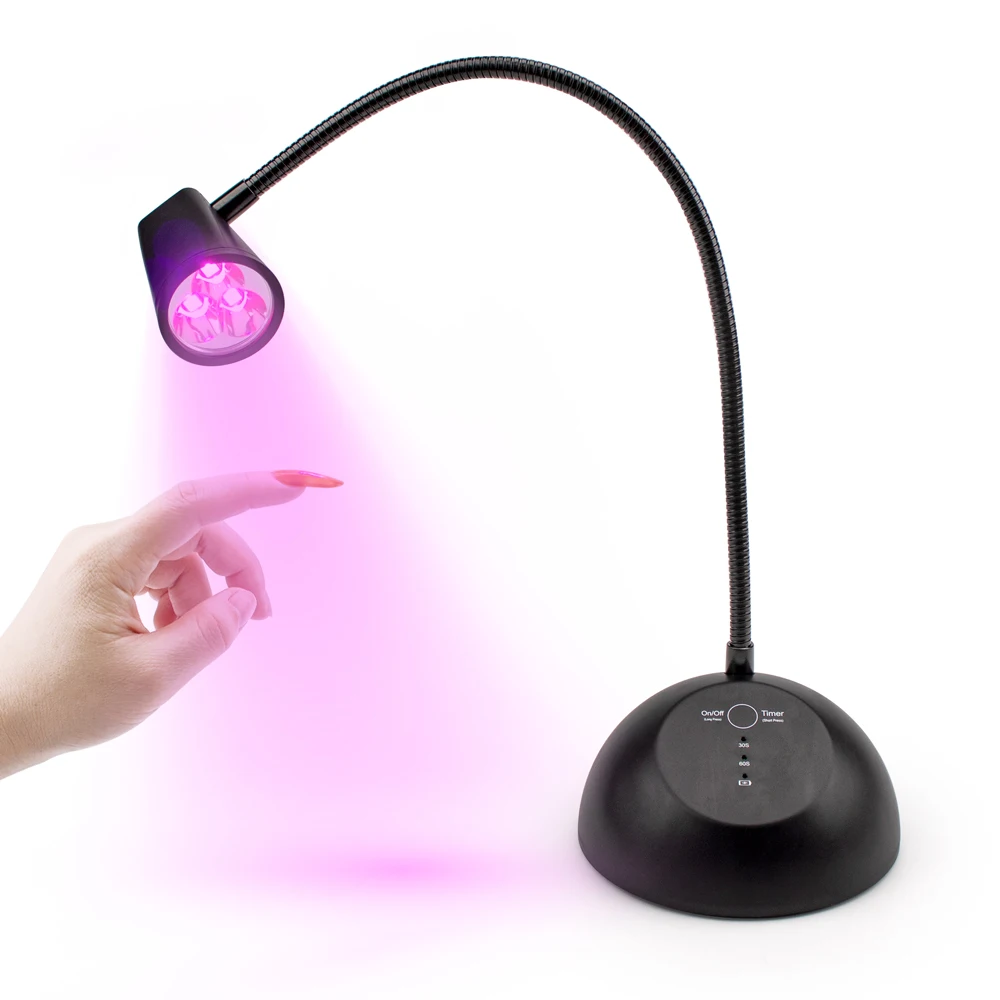 Portable Rechargeable Cordless UV Led Flash Cure Dual light Uv Led Soft Gel Finger Tip Flexible Touch Desk Table Nail Lamp