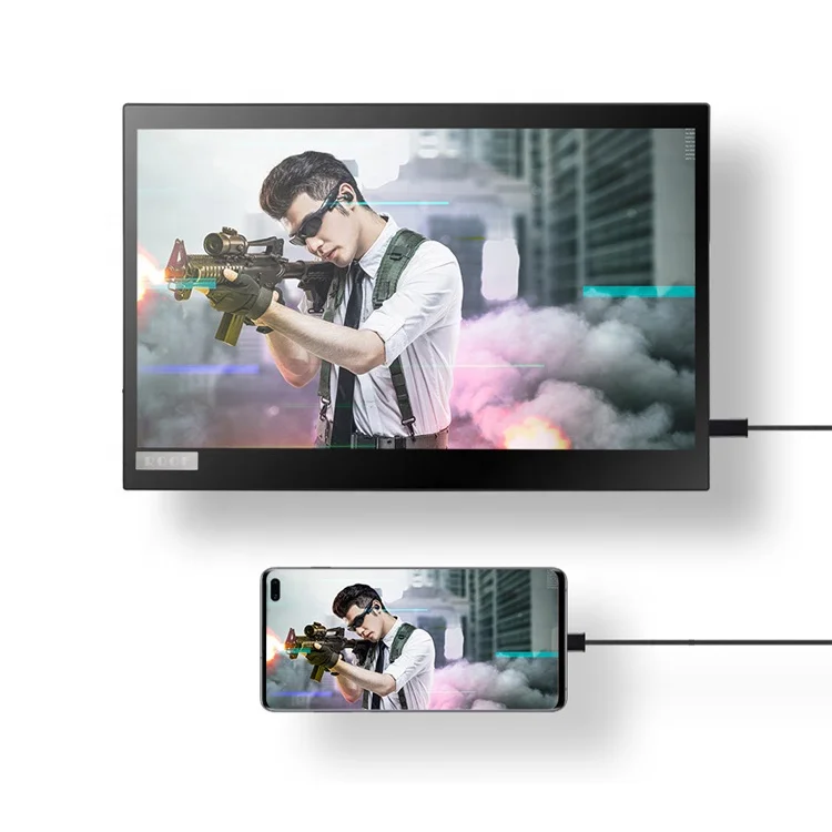  1080p 13 3 дюймов USB Type-C портативный игровой монитор с емкостным сенсорным