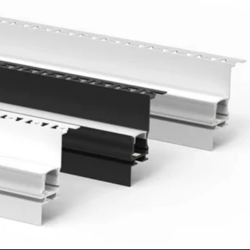 High Quality LED Profile Light Ceiling Rectangular LED Recessed Aluminum Channel for Strip Light for Decorations and Plaster