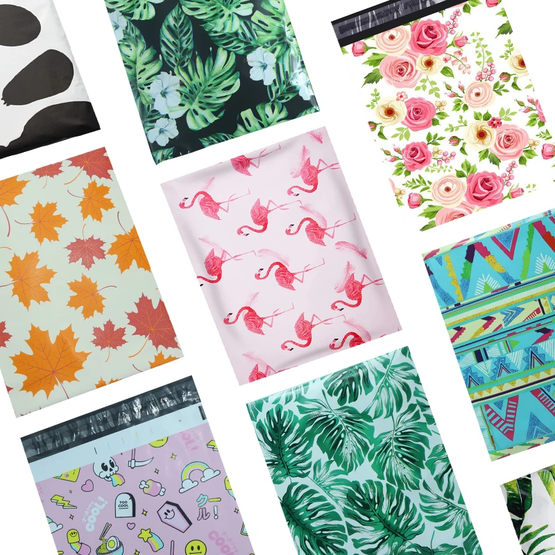Custom Logo Self Adhesive Biodegradable Poly Bag Printed Poly Mailer Bags For Clothing Poly Mailer