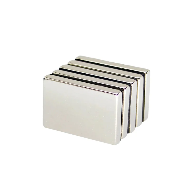 50mm X 25mm X 10mm Ndfeb N52 Industrial Magnet Strong Large Neodymium N35 Magnetic Blocks Magnet
