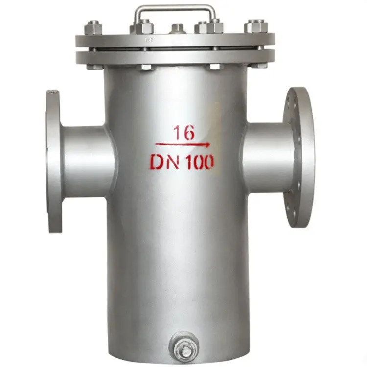 Factory supply Stainless Steel basket strainer basket type filter Quick-open basket filter