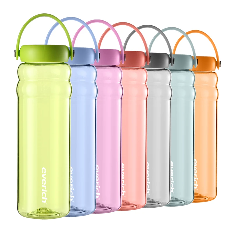 Customized 1000 ML Bpa Free Reusable Clear Gym Plastic Waterbottle 1L Motivational Sport Ps Tritan Nalgene Water Bottle