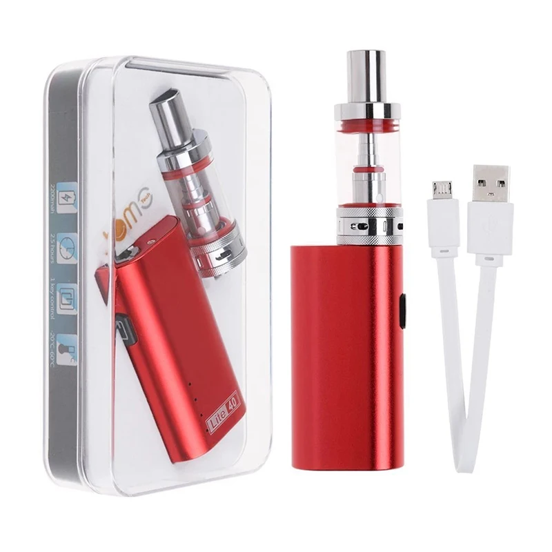 
2021 Wholesale New e cigarette 40w Box mod kits 3ml mini vape electronic cigarette 