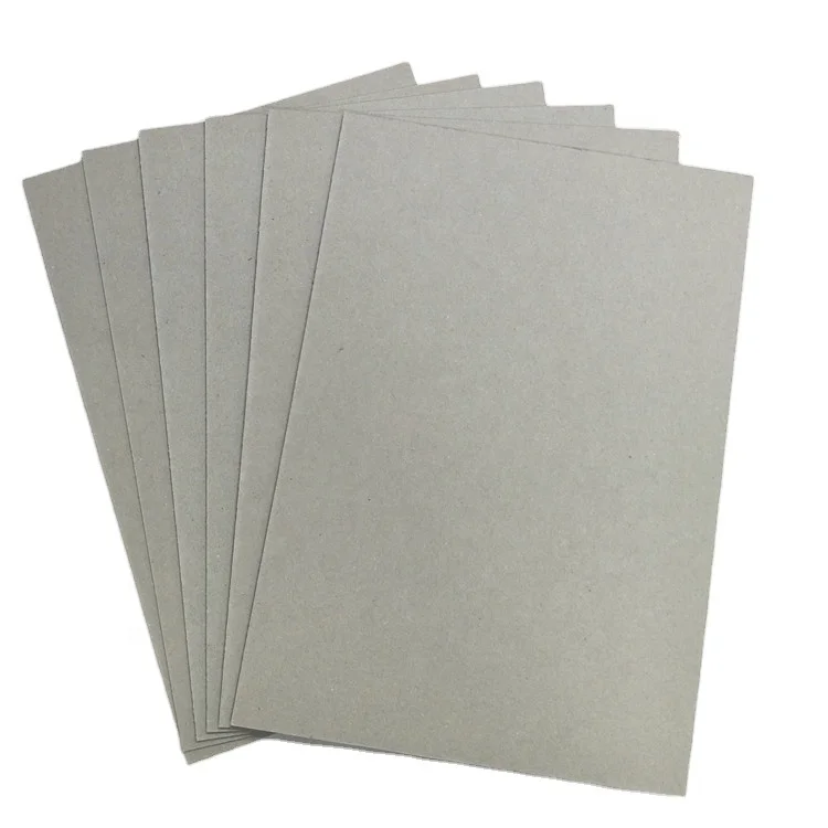
Low Price Thickness Waste Paper Pulp Made Gray Paper Board In Rolls 