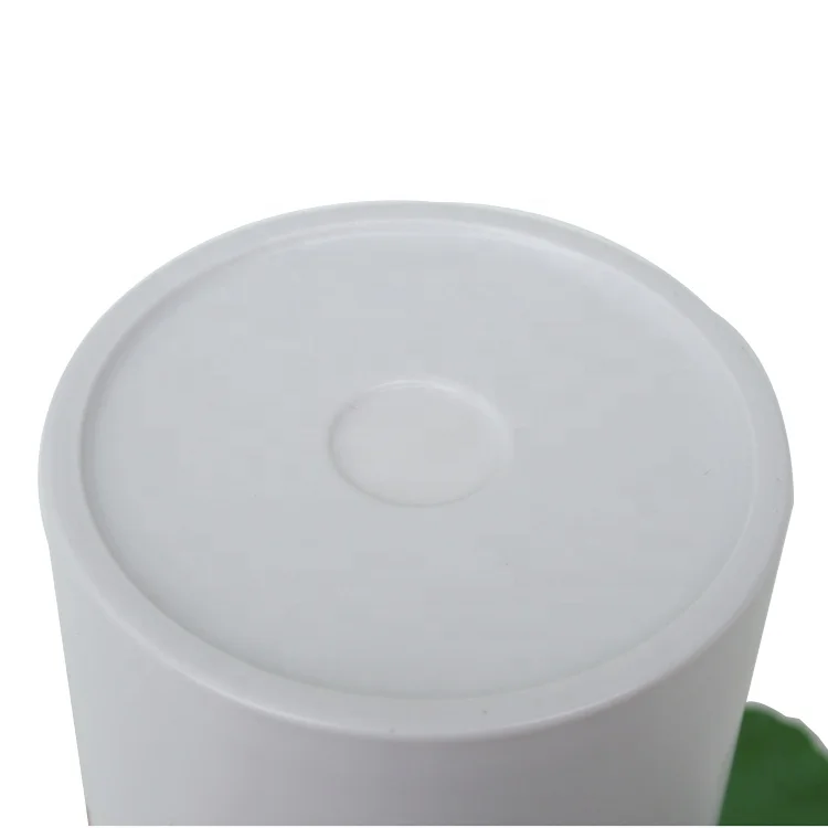 Home Decoration Potted Green Plant  20cm Real Touch Watermelon Leaves artificial bonsai plant With Melamine Pot