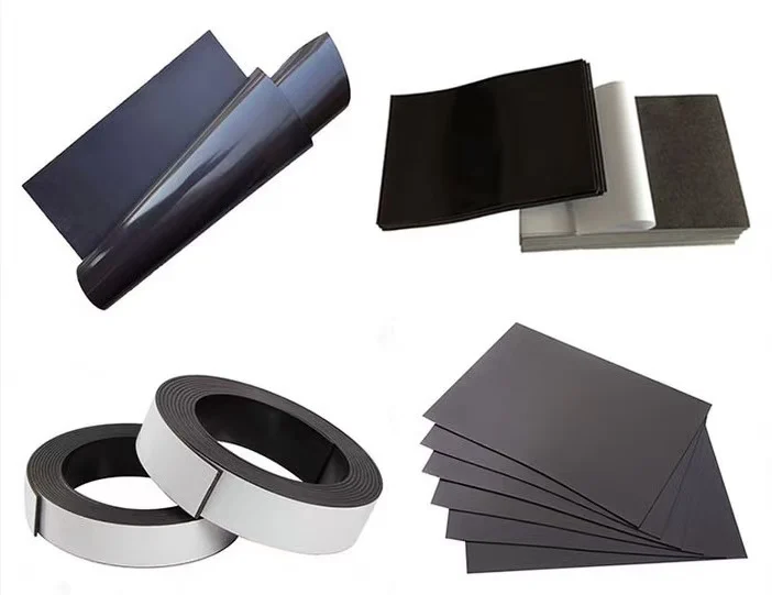 Fridge Wall Mount Magnet Plate Holder Magnetic Material Sticker Square Magnetic Sheet Self Adhesive Tape Flexible Rubber Magnet