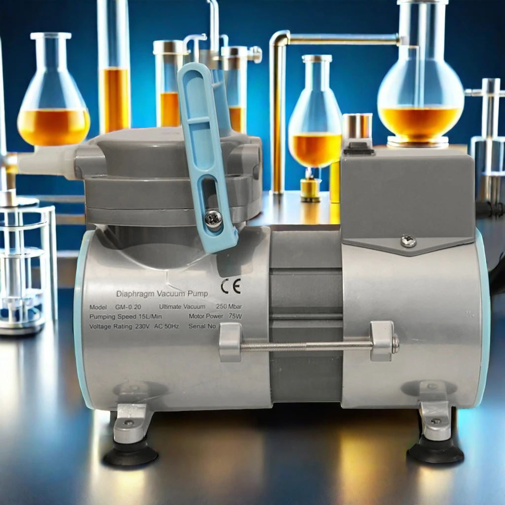 Small and Portable Lab Vacuum Filtration Pump GM-0.20 with 15L/Min  for Laboratory Use