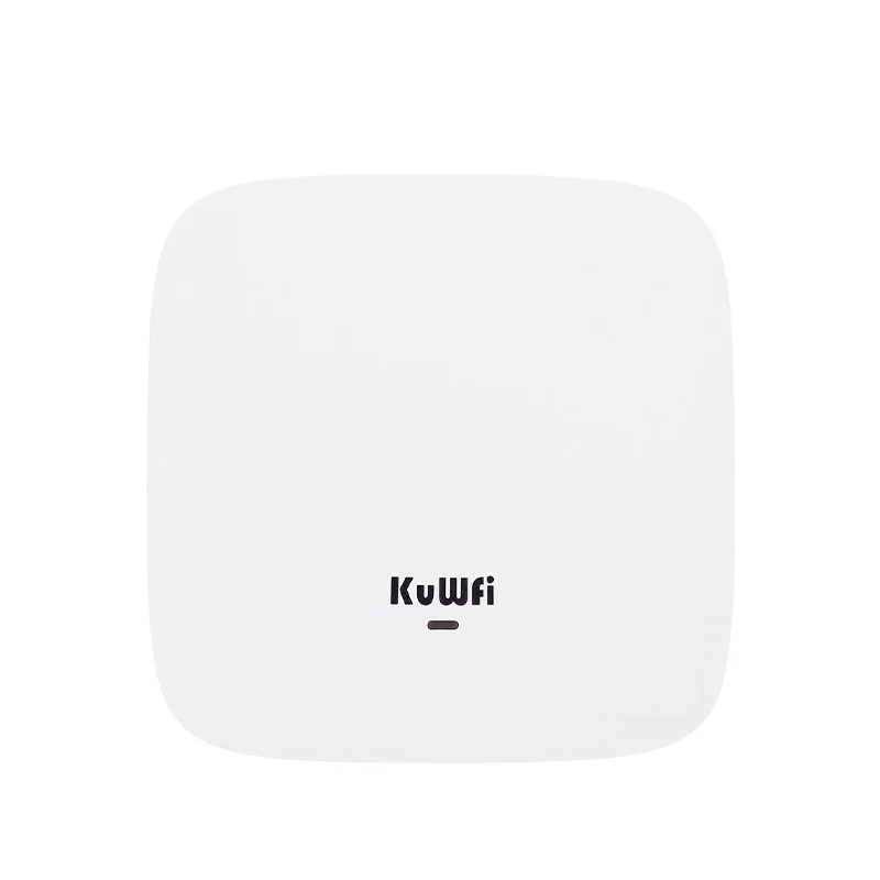 Factory KuWFi Dual Band Ceiling Ap Poe Wireless Long Range Ceiling Mount Wifi Access Point Indoor for Home