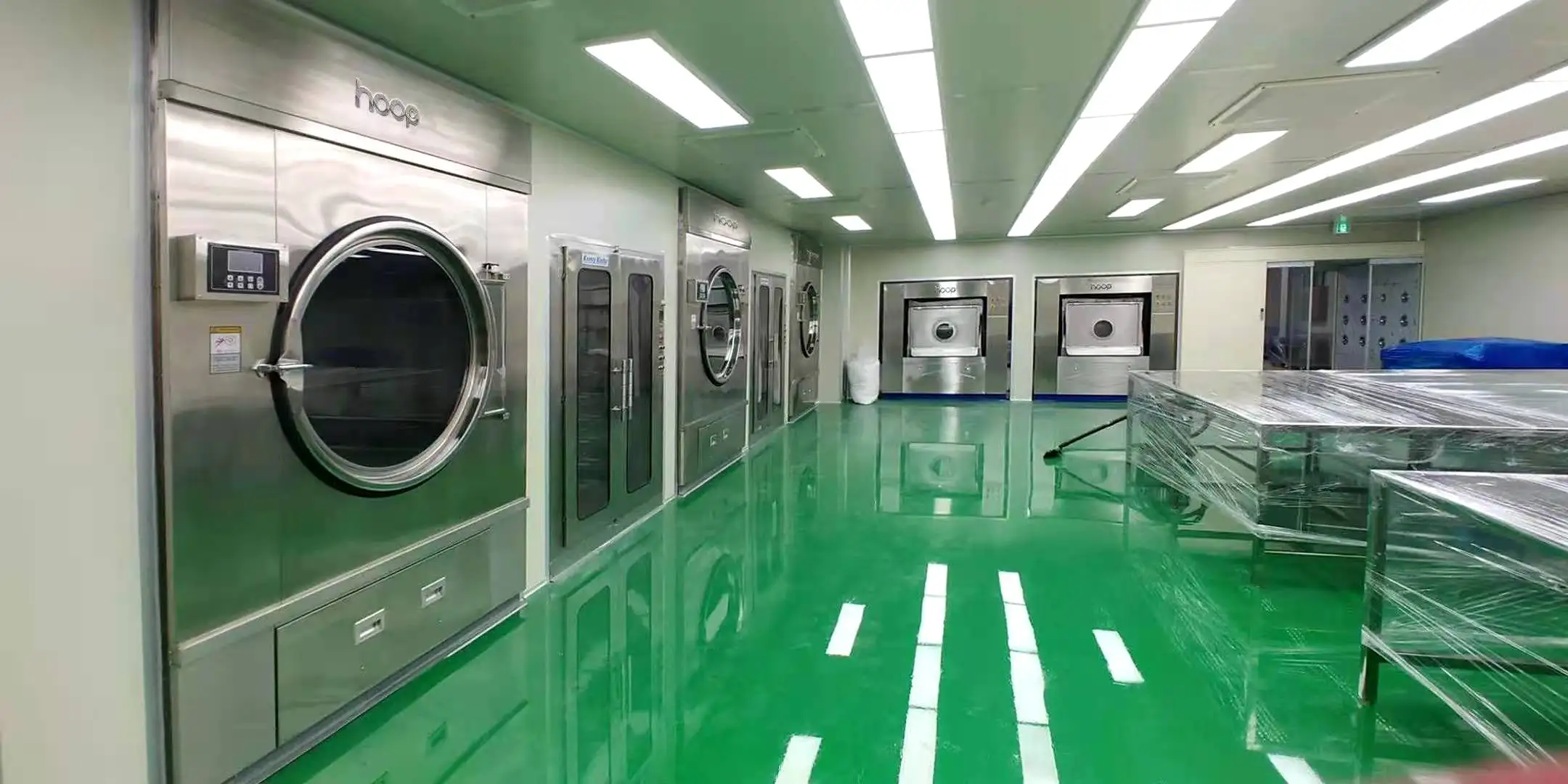 Hospital laundry 50-150KG barrier washing machine and dryer washing machine industrial washing hospital patients clothes