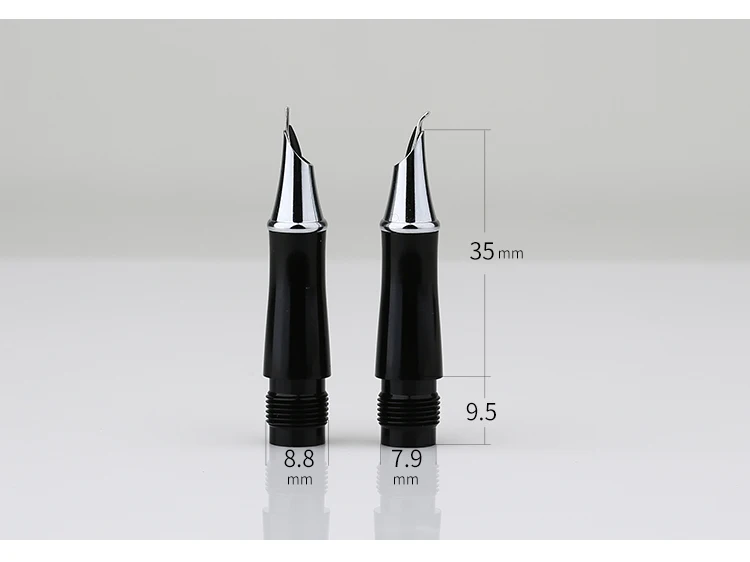 MAJOHN-xingzhi fountain pen nib set  EF0.38mm  artist 0.8-1.2mm  Adult students writing and practicing calligraphy made in China