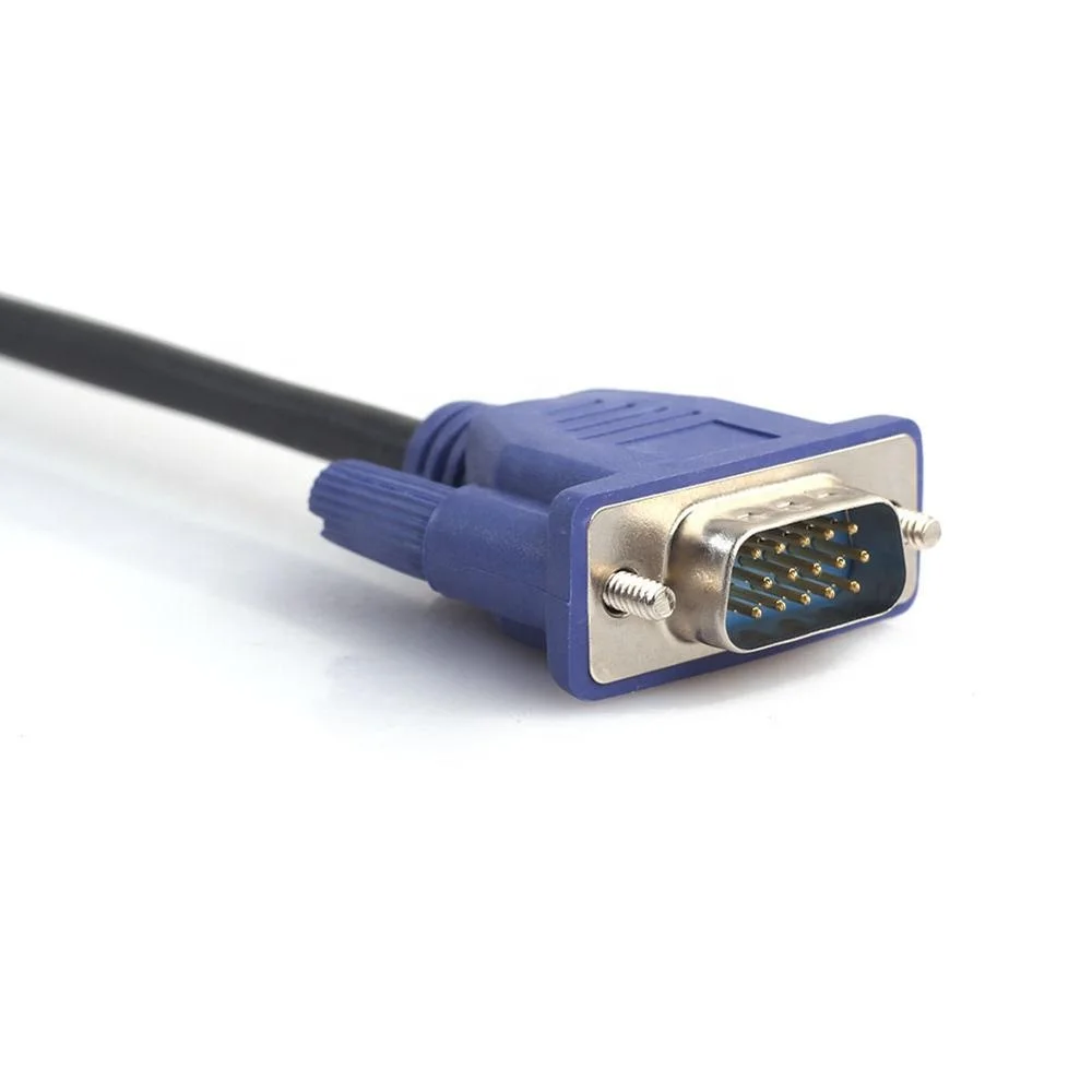 
Factory price 15pin 1.5m Male To Male Vga Cable For Computer display 