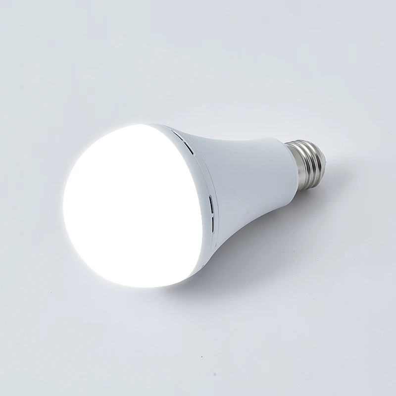 High Quality E27 B22 Rechargeable Battery 7W 9W 12W 15W LED Emergency Lamp Bulb for Camping