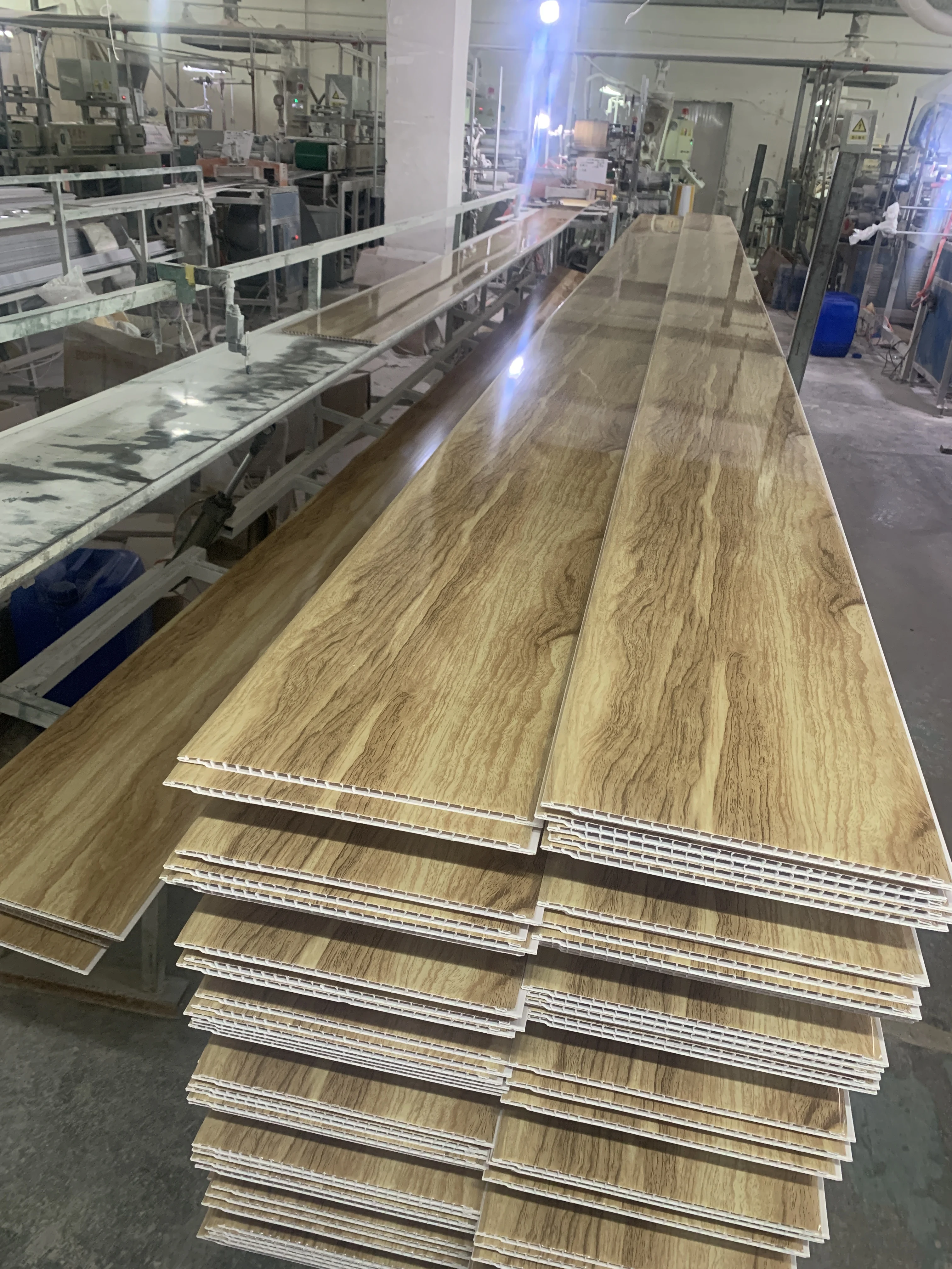 Cheap PVC Roof Sheet Hot Stamping Design False Ceiling Tile