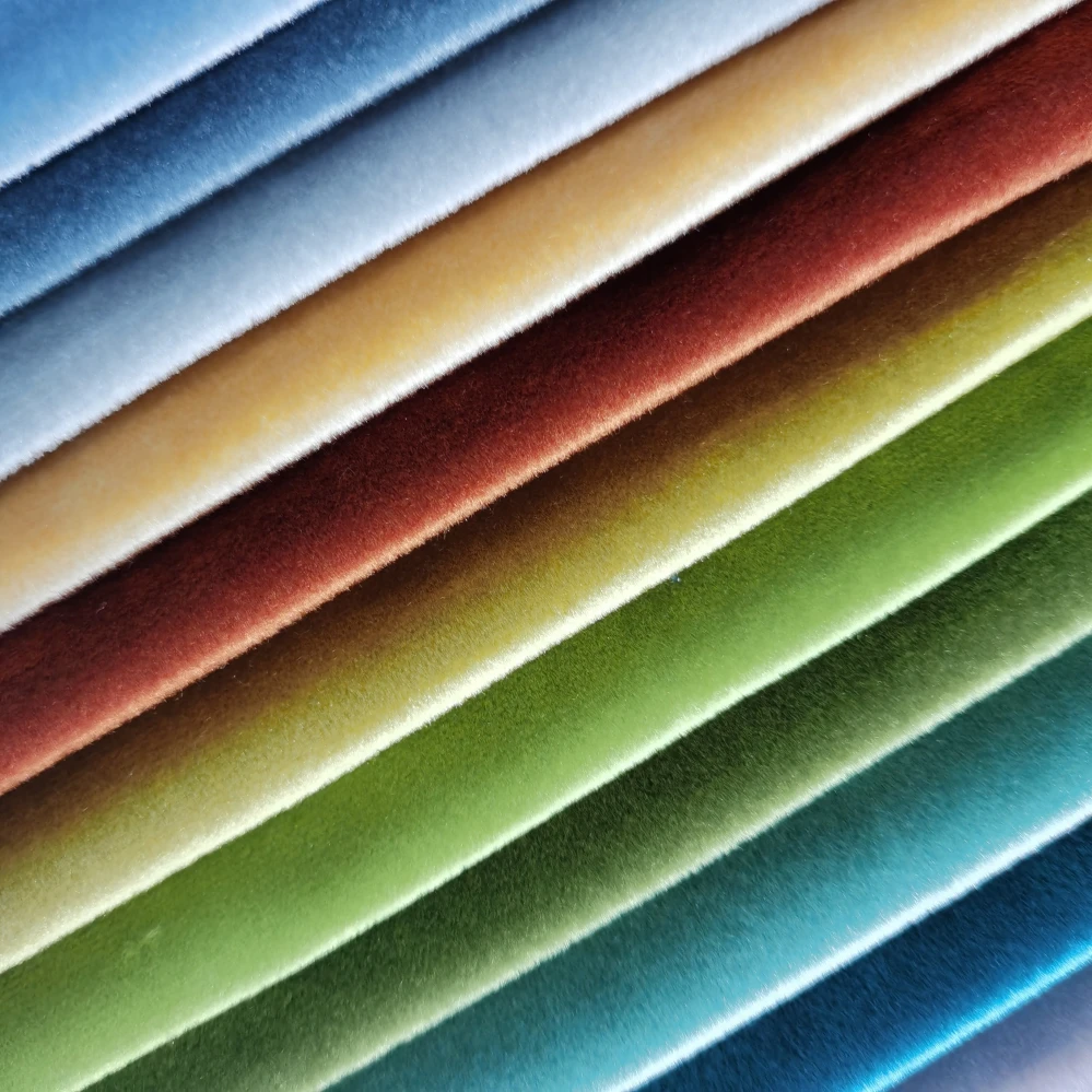 warp knitted sofa fabric sofa cover shinning quality polyester fabric italy velvet for funiture