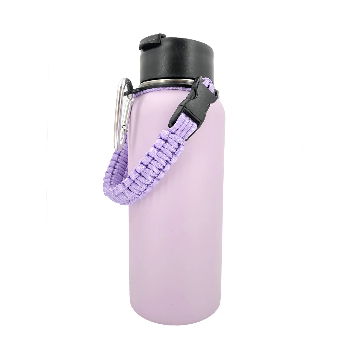 Paracord Water Bottle Handle Stainless Steel Bottles Secure Accessories for Walking