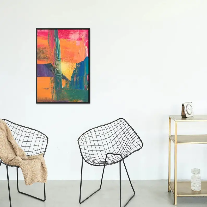 Classic Abstract Painting Wall Art Canvas Fine art Prints poster Modern Home Decor for Living Room