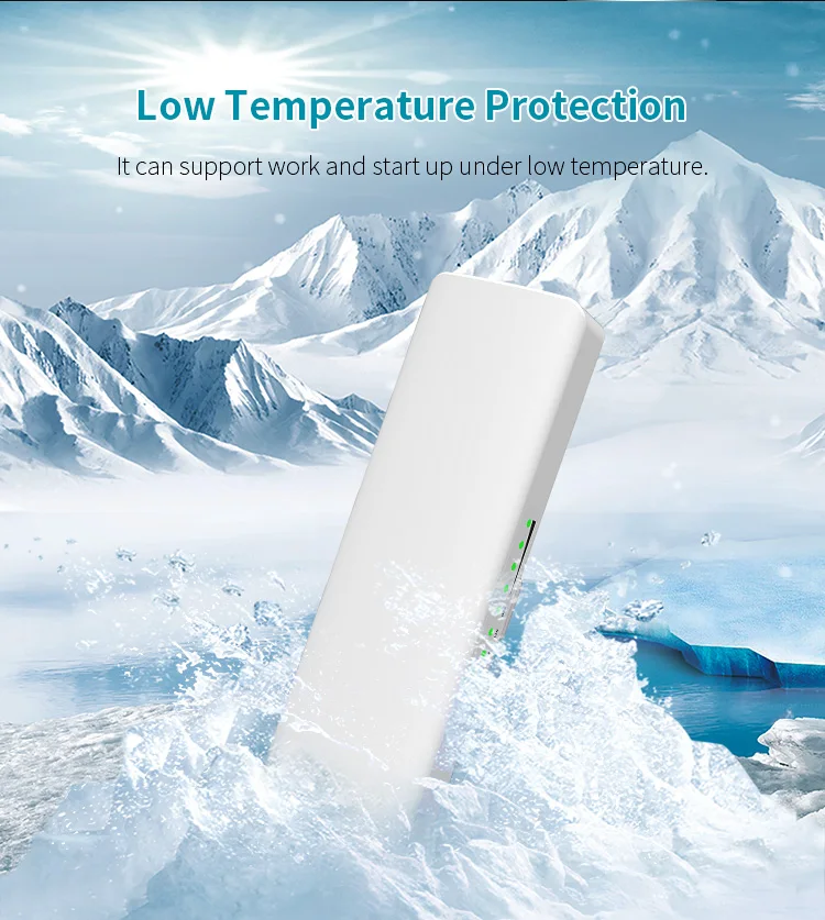 Factory Price 300mbps Wifi 10 km CPE Network Bridge Antenna 2.4Ghz Outdoor CPE