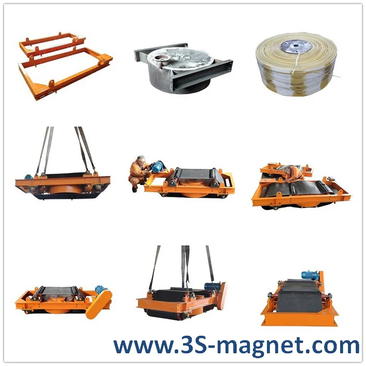 Самоочищающийся ленточный Подвесной Конвейер Электрический электромагнитный