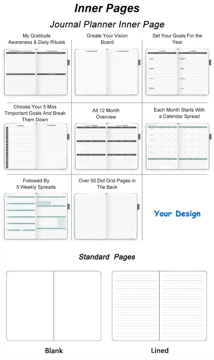 linen fabric cover journal