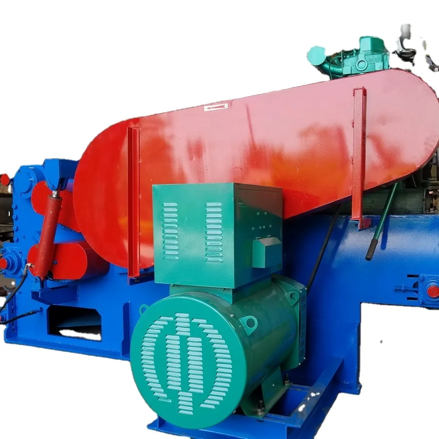 ce approved mobile drum wood log chipper machine / drum wood chipper machine