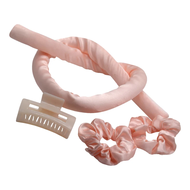 High quality portable use heatless hair curlers for long hair