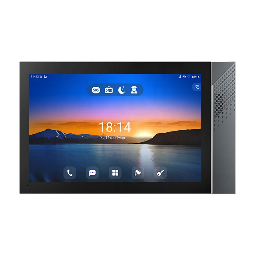 I57A 10.1-inch Capacitive Color Voip Products 2.4GHz/5G WiFi HD voice speech Access Control SIP Indoor Station