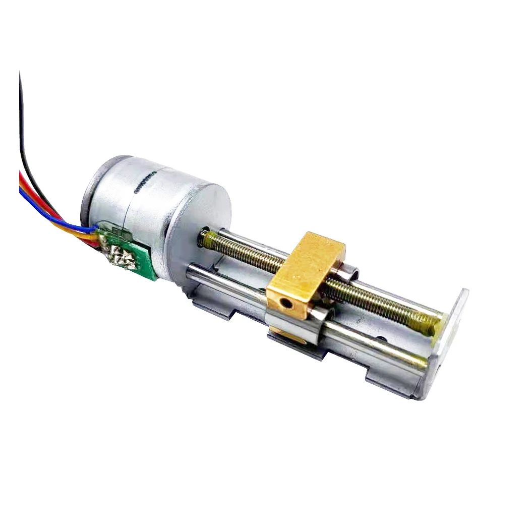 2 phase 20mm miniature slider screw stepper motor 12V DC pm stepper motor