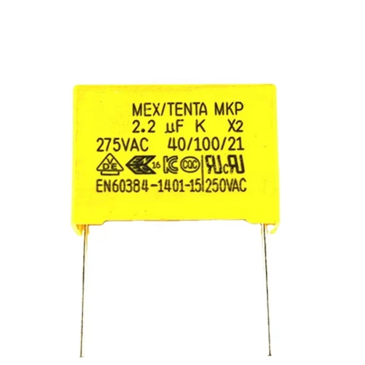 X2 MKP 275VAC предохранительный конденсатор 2,2 uF 225k/275V P-22.5MM P27MM в наличии Тип продукта
