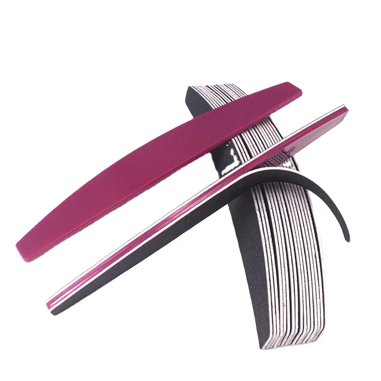 Популярные 2022 двухсторонняя пилочка для ногтей 80/80 зернистость пилочки для ногтей наждачной бумаги офсетной печати core глазурь файл изготовленным на заказ логосом