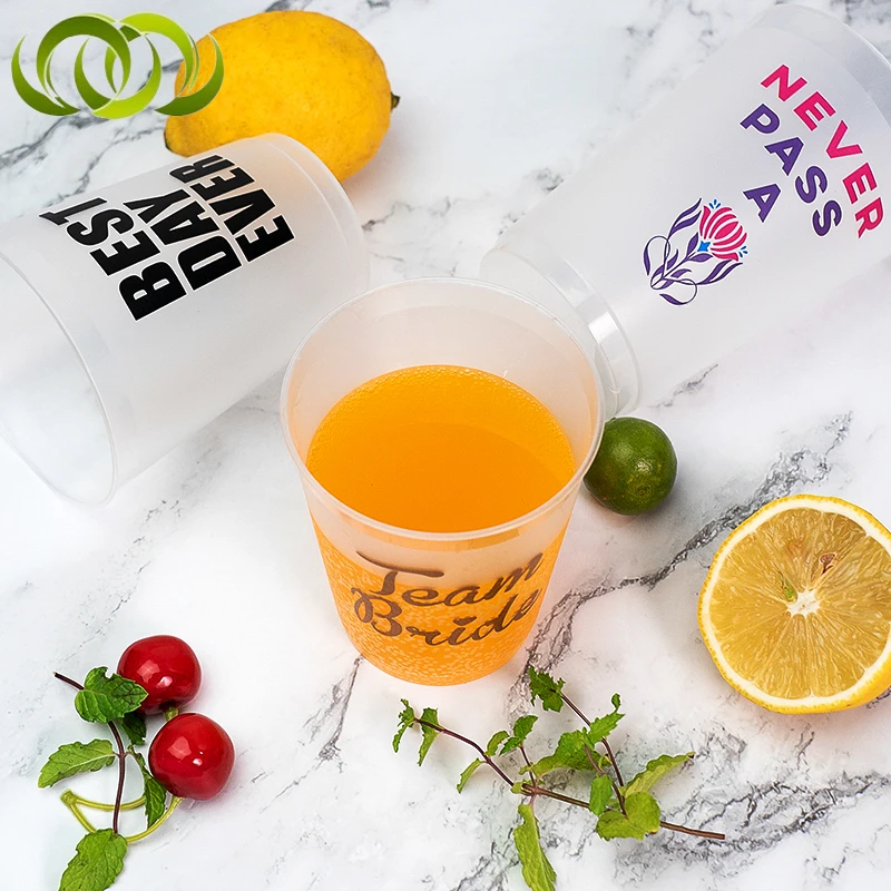 High Quality Custom Various Size Reusable Unbreakable Plastic PP Stadium Drinking Cup