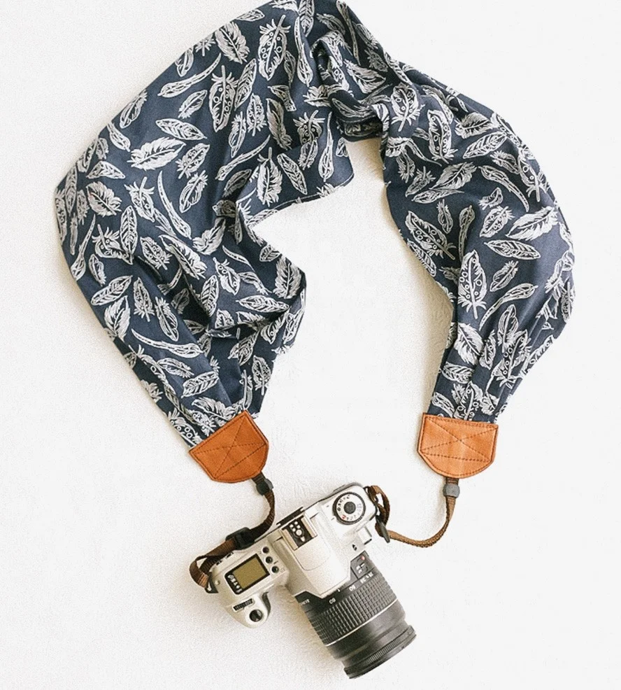 ZONESIN Custom Soft Fabric DSLR Neck Staps Scarf Camera Straps