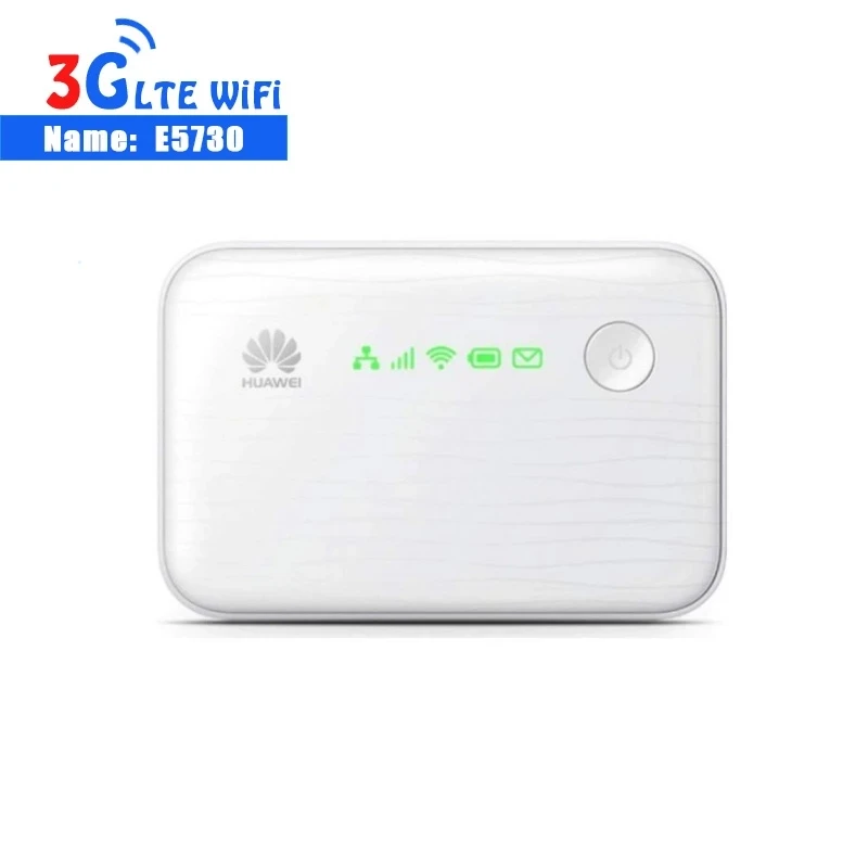 Hua-wei E5730S Ethernet 3G Mobile WiFi Hotspot 42Mbps Support Wireless to Wired Network 5200mAh Power Bank Functions