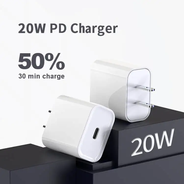 Multi Portable USB C Smart Android Cell Phone Charger Pd 20W USB Type C Fast Charging Mobile  Phone Charger For iPhone Samsung