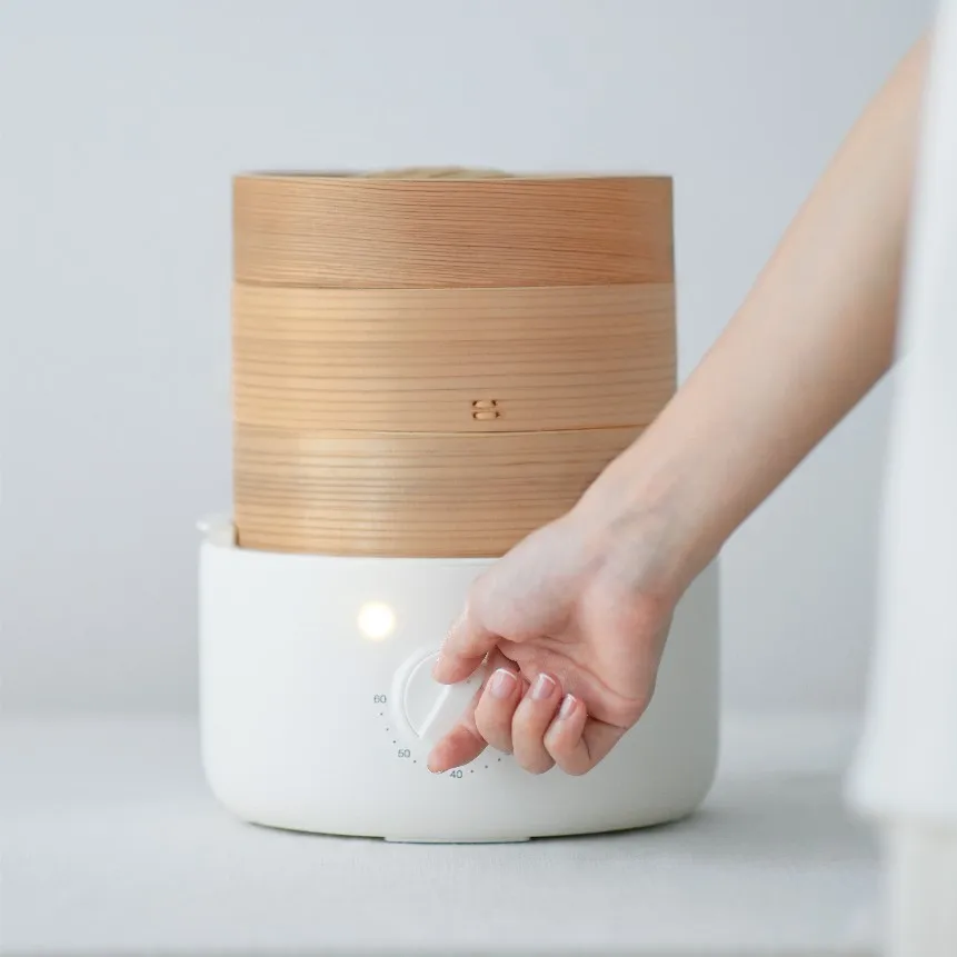 Bamboo steamer Dim Sum steamer dumpling serving tray steamer with lid