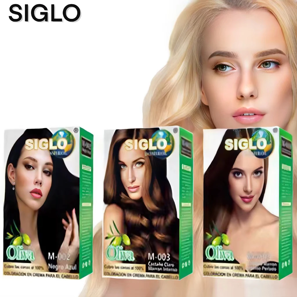 Italy Formula Salon Use Semi Permanent Non Allergic Hair Color Cream 100% Gray Coverage Hair Dye