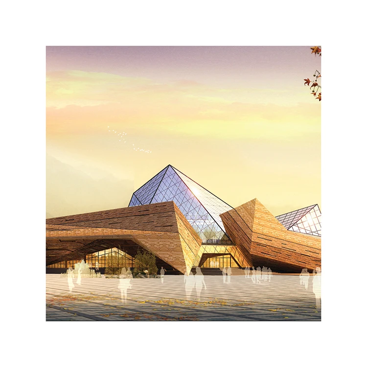 
Hot Selling Wholesale Price Building Complex Steel Structure Design For Public Garden 